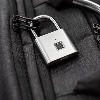 Fingerprint Smart Padlock – USB Rechargeable & Waterproof